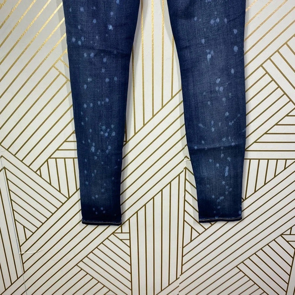 MCGUIRE‎ Newton Splatter Skinny Jeans in Dark Wash Blue Size US 25 - Picture 8 of 11